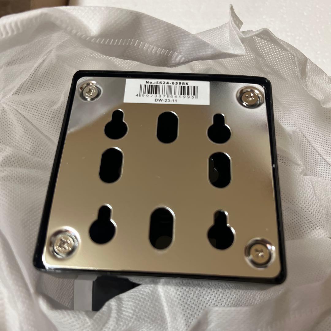 【新品】お値下中！ ダルトン ダブルフェイス クロック 黒 時計 170D