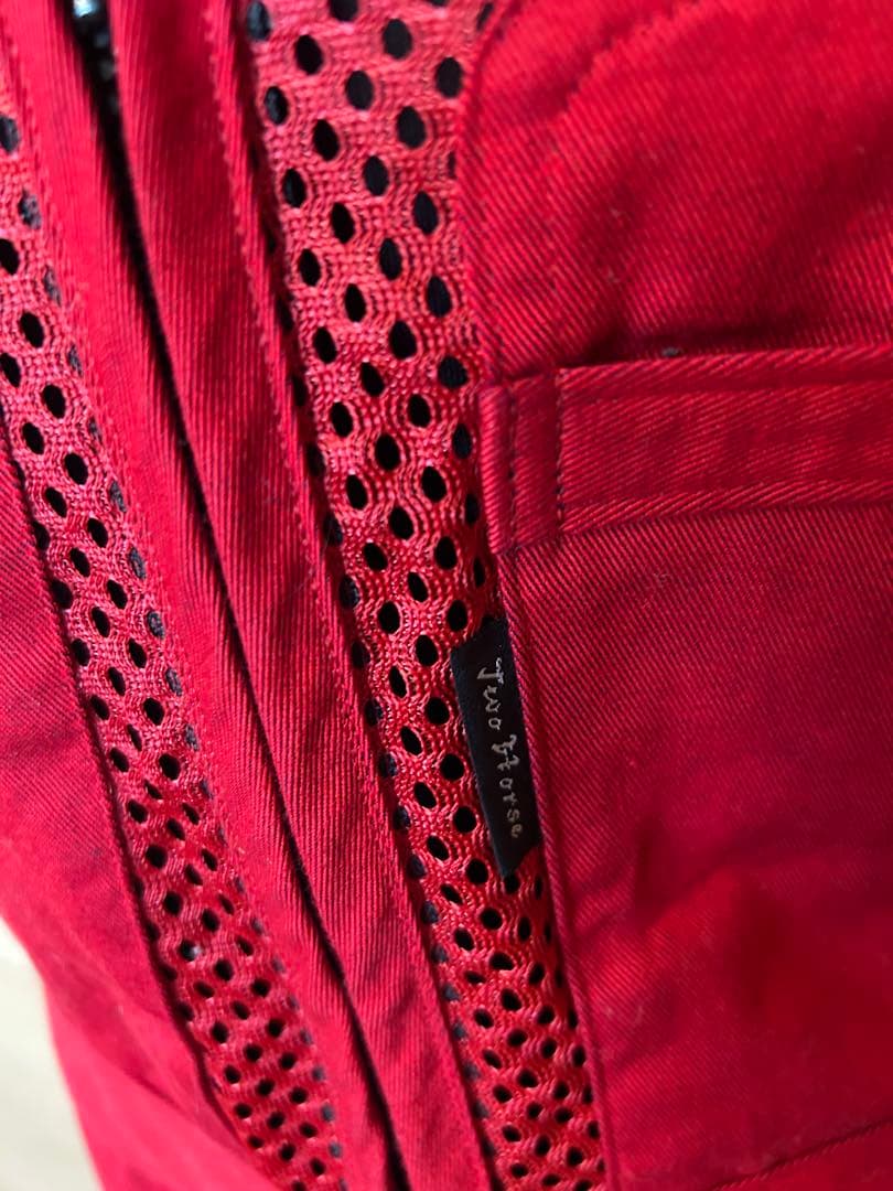 シューティング ベスト 7号 クレー射撃 Tow horse 赤帽子とセット