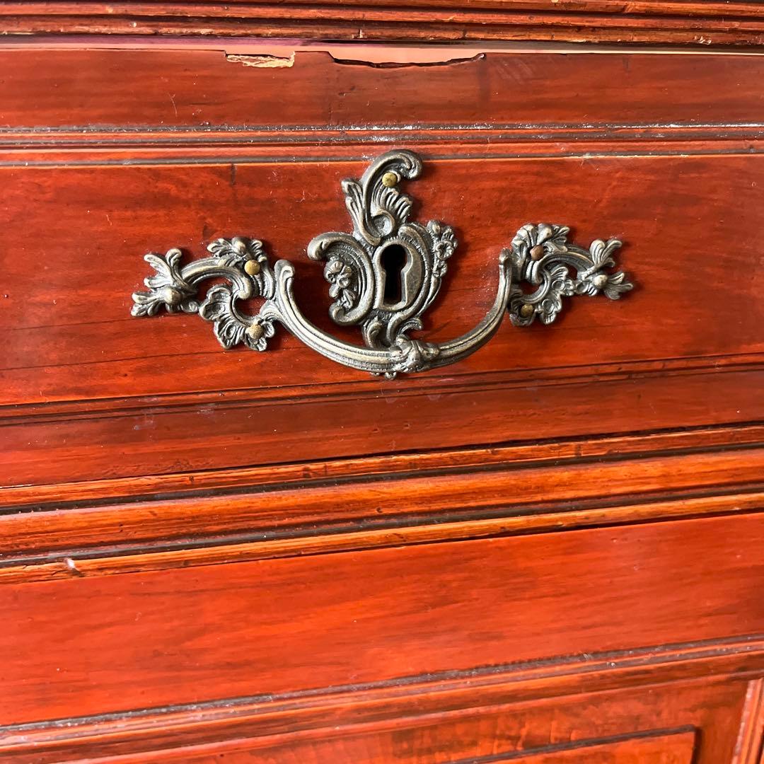 イギリスアンティーク　マーブルトップキャビネット！お値下げ❣️