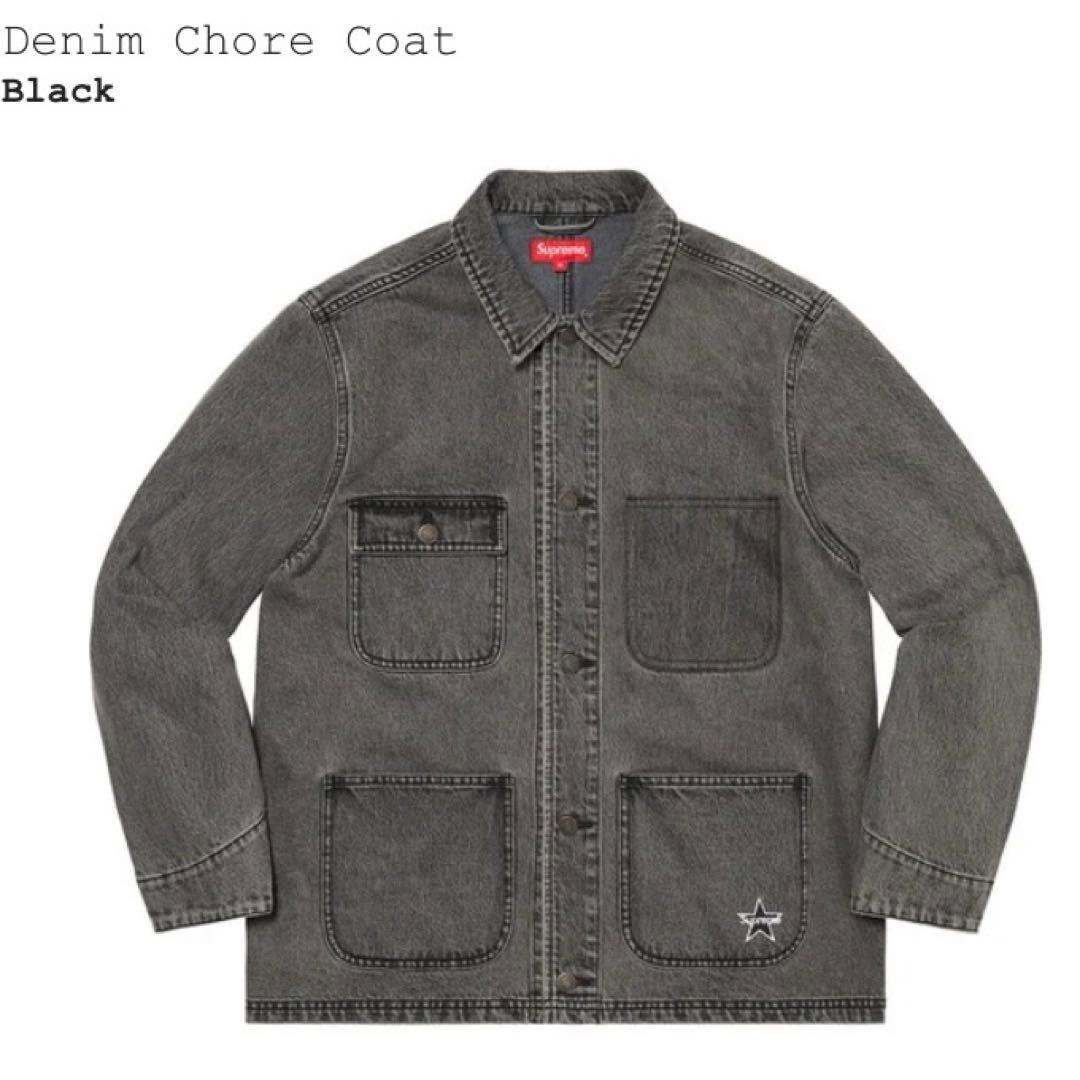 ジャケット・アウター SUPREME Denim Chore Coat black