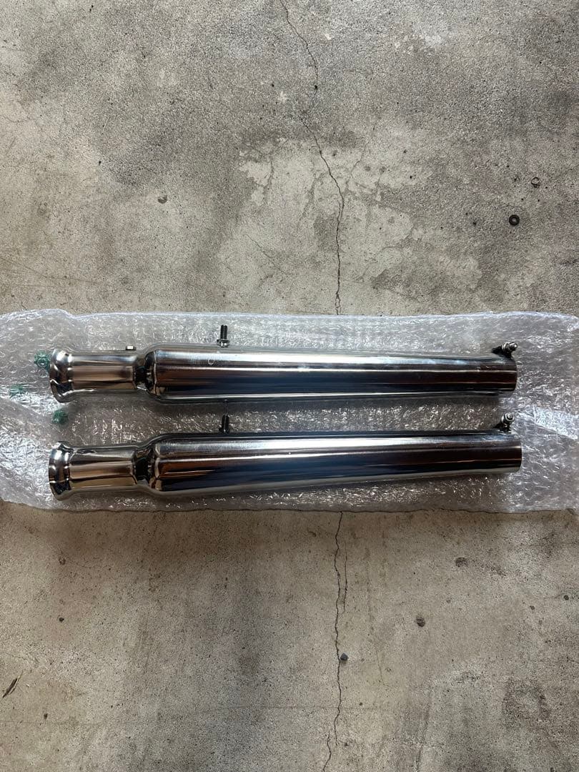 ドラッグスター400 アップトランペットマフラー サイレンサー付き