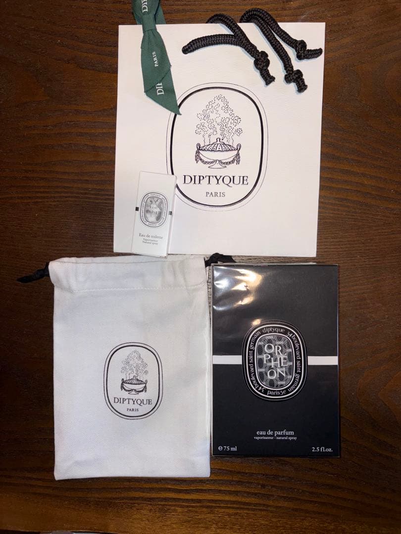 ユーg Diptyque Orpheon 香水 75ml ギフトバッグ付き