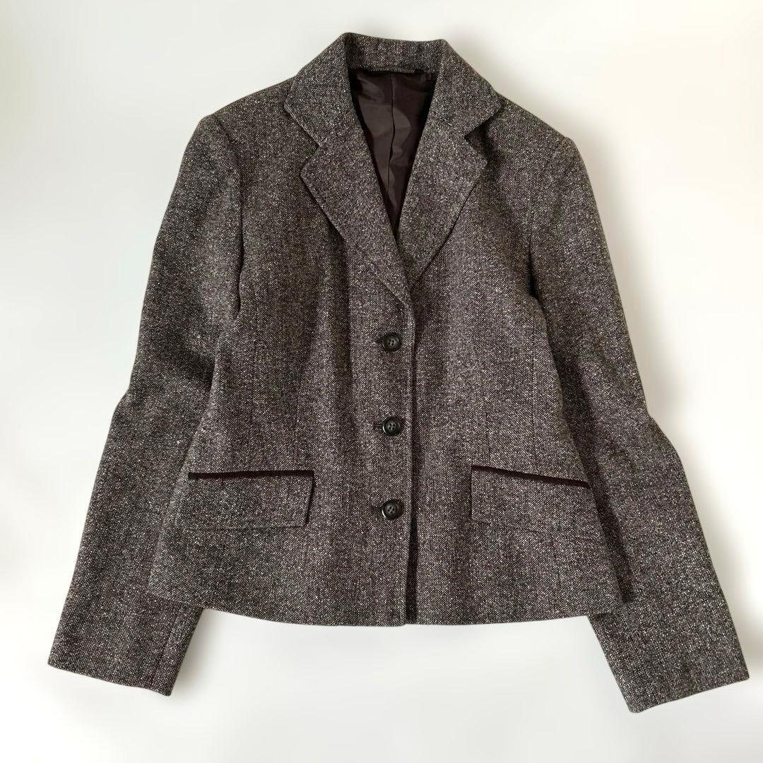 新品✨ローラアシュレイ　ツイード　スーツ　セットアップ　テーラードジャケット9号
