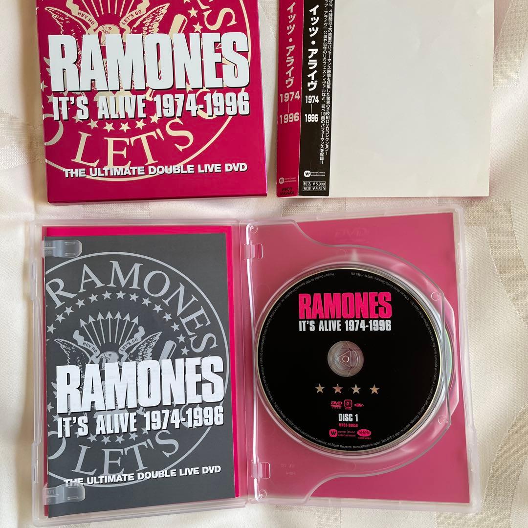 美品★ ラモーンズ イッツ アライヴ　ダブル　1974-1996 DVD