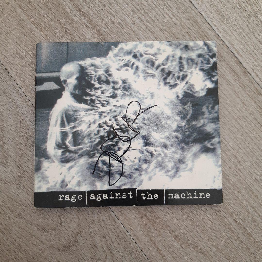RAGE AGAINST THE MACHINE (ザック) サイン入りCD