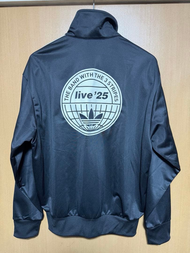 adidas x Oasis ツアーファイヤーバードトラックトップ黒　M