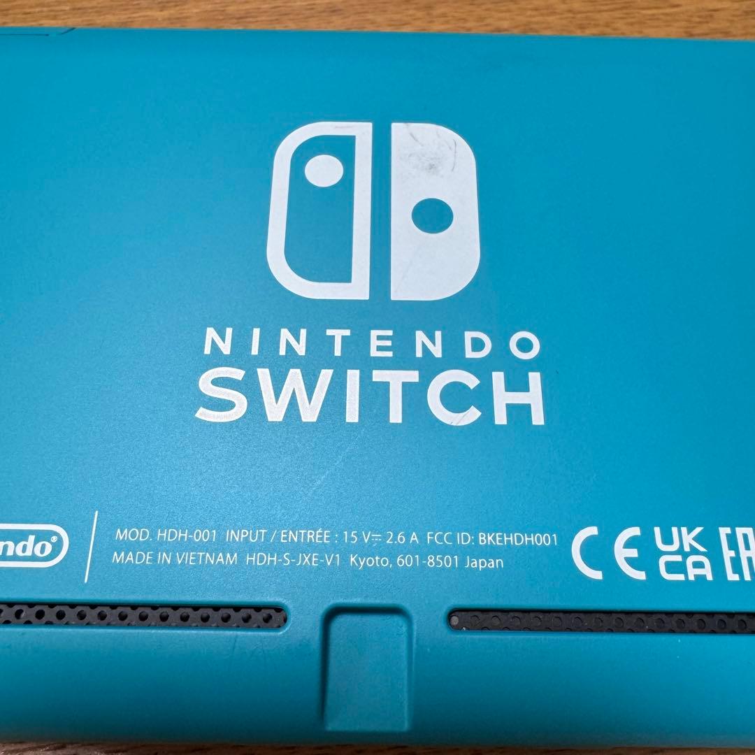 Nintendoスイッチライトターコイズ美品　保証期間内