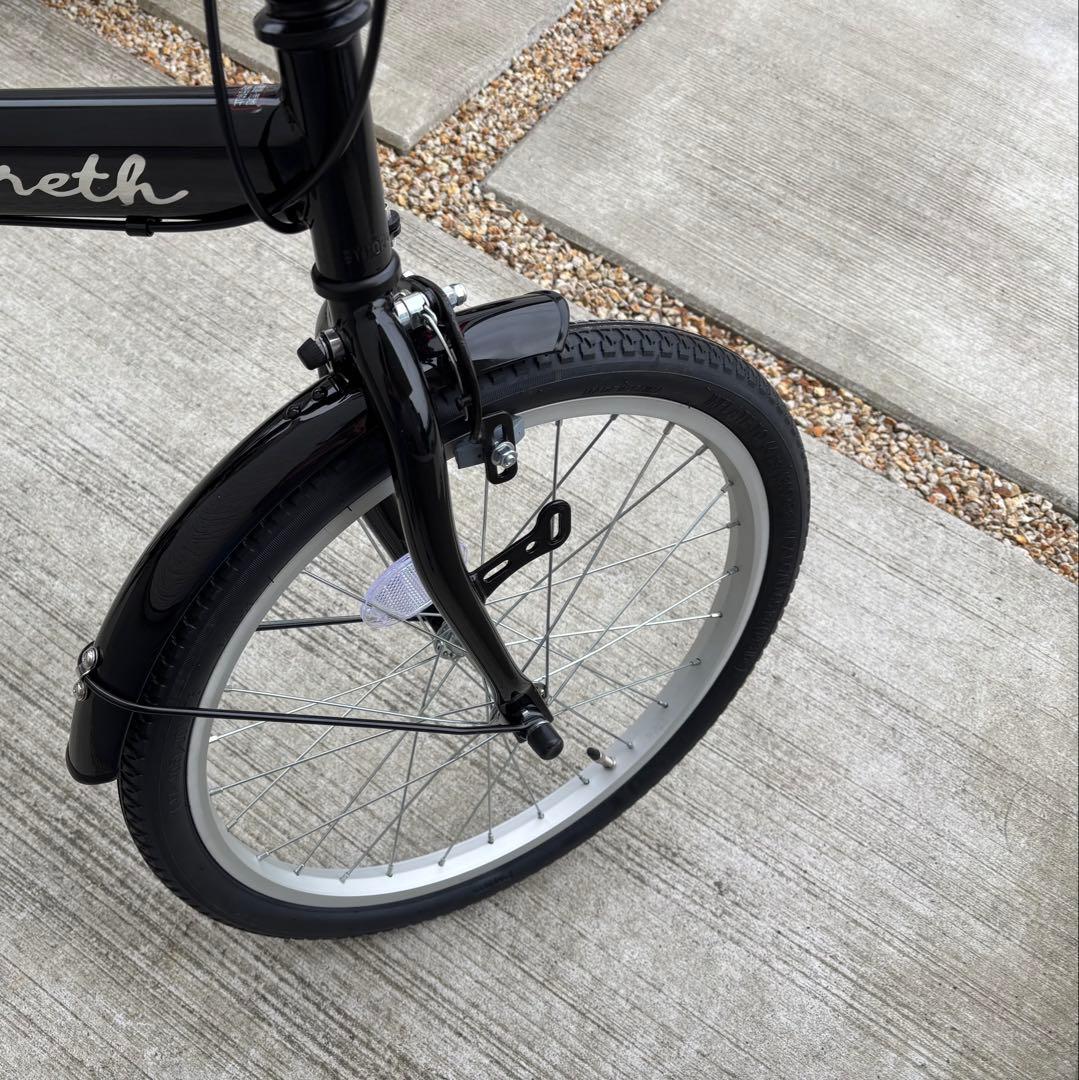 ※現地取引限定　新品未使用　折りたたみ自転車 ブラック　20型　軽量