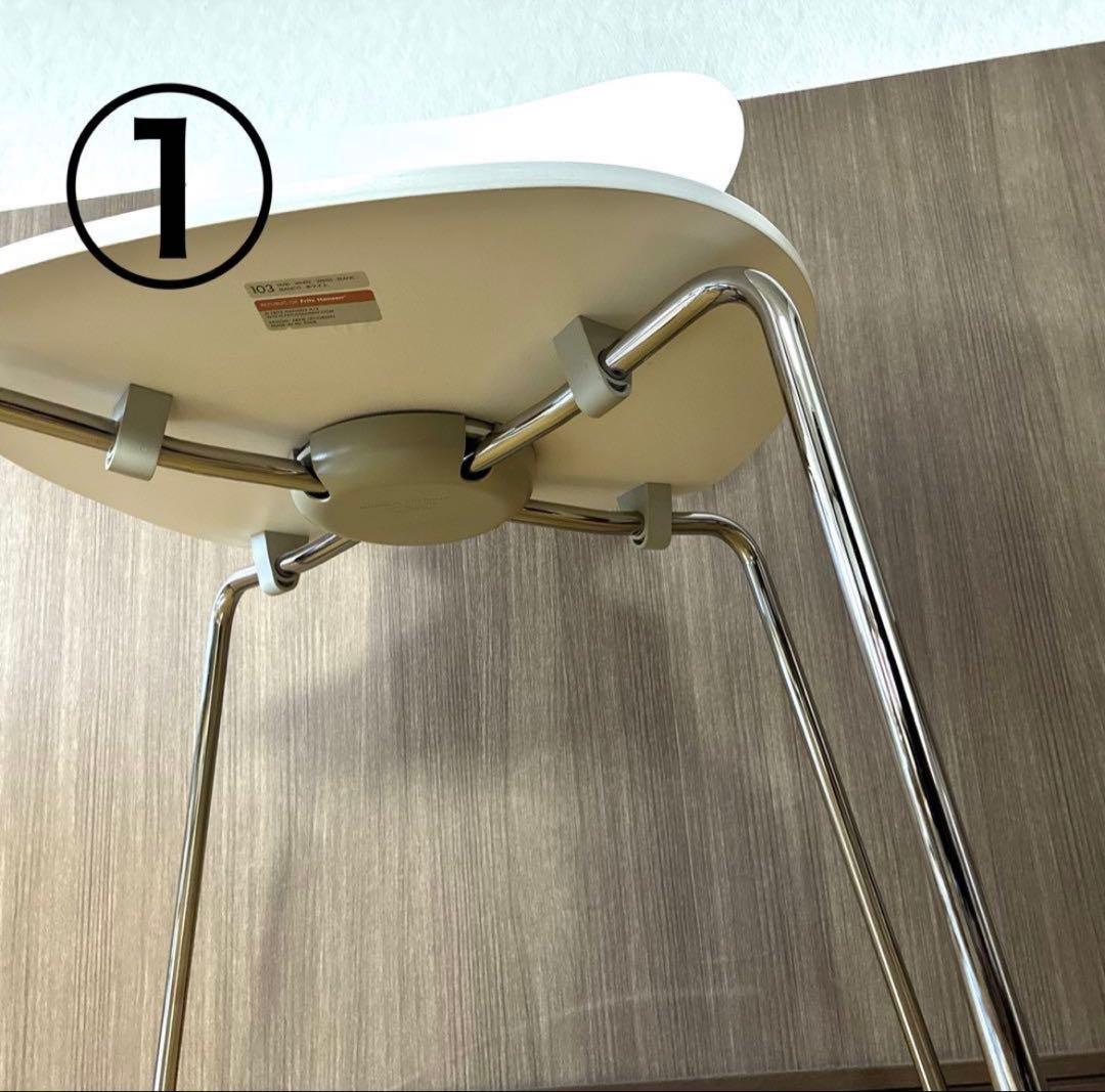 展示品 Fritz Hansen アリンコチェア ホワイト 美品 北欧家具 1脚