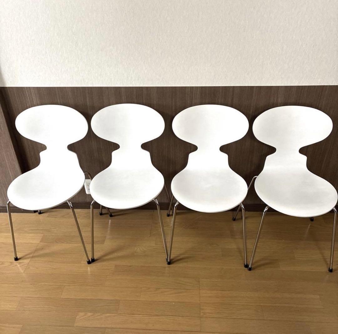 展示品 Fritz Hansen アリンコチェア ホワイト 美品 北欧家具 1脚