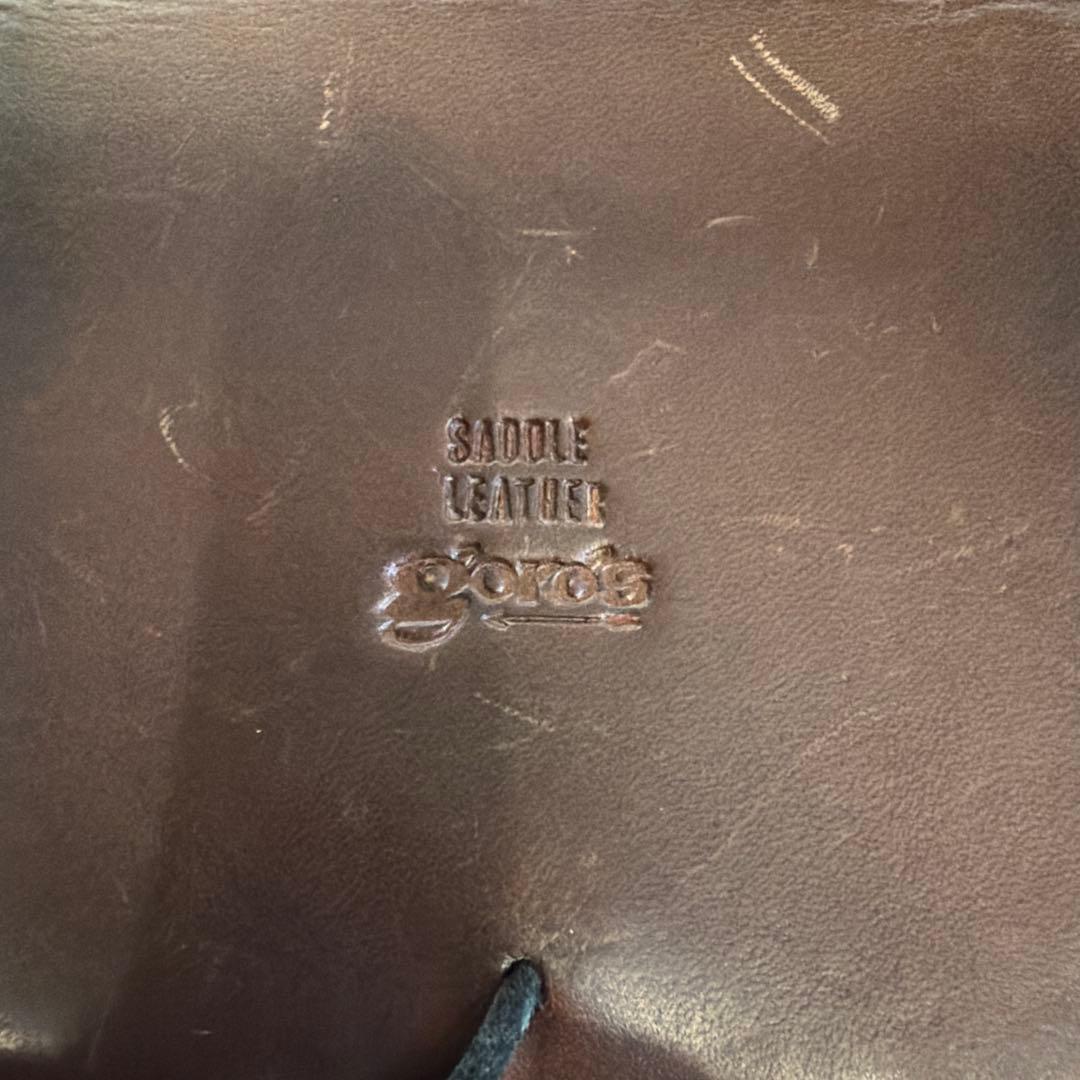 Goro's 二つ折り財布 ブラウン