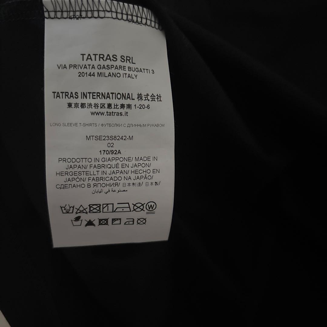 TATRAS タトラス メンズ 長袖カットソー ブラック 02