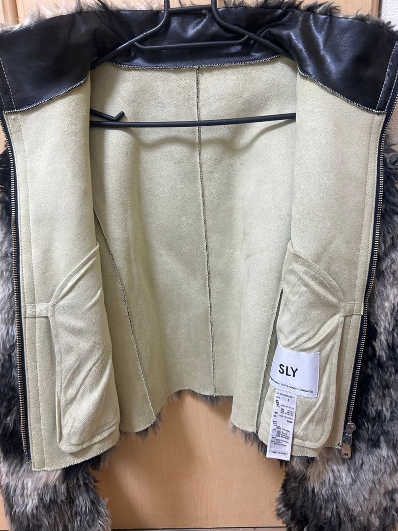 SLY CURLED BOA BZ カールド ボア ブルゾン 冬服　秋冬