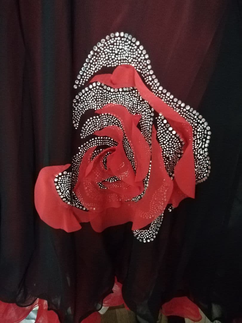 最終お値下げ　社交ダンスドレス　カラオケにも　フリーサイズ