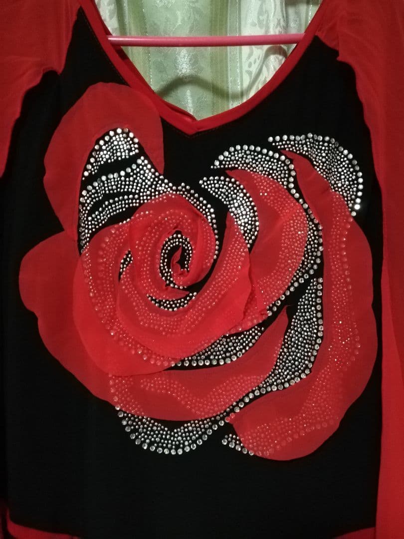 最終お値下げ　社交ダンスドレス　カラオケにも　フリーサイズ