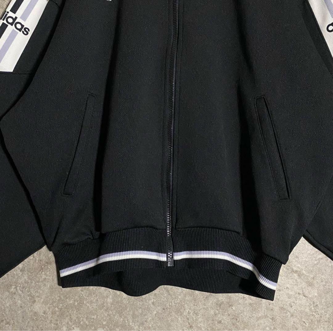 激レア 90sデサント製 adidasトラックジャケット 刺繍ロゴ アユニD