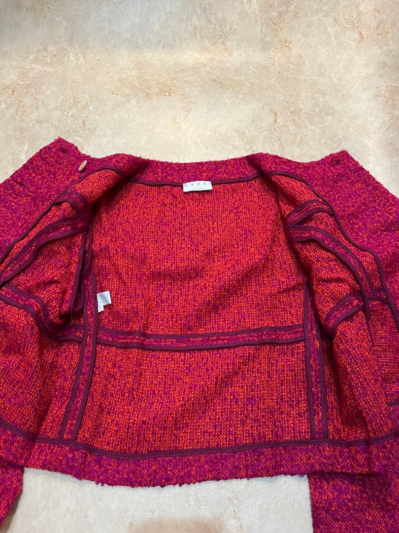 MARNI 90'sヴィンテージ　未使用❣️ツィードジャケット 日本未入荷　希少❣️