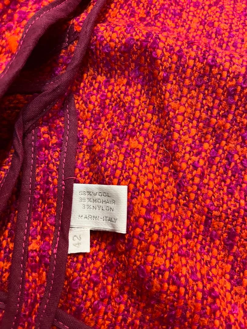 MARNI 90'sヴィンテージ　未使用❣️ツィードジャケット 日本未入荷　希少❣️