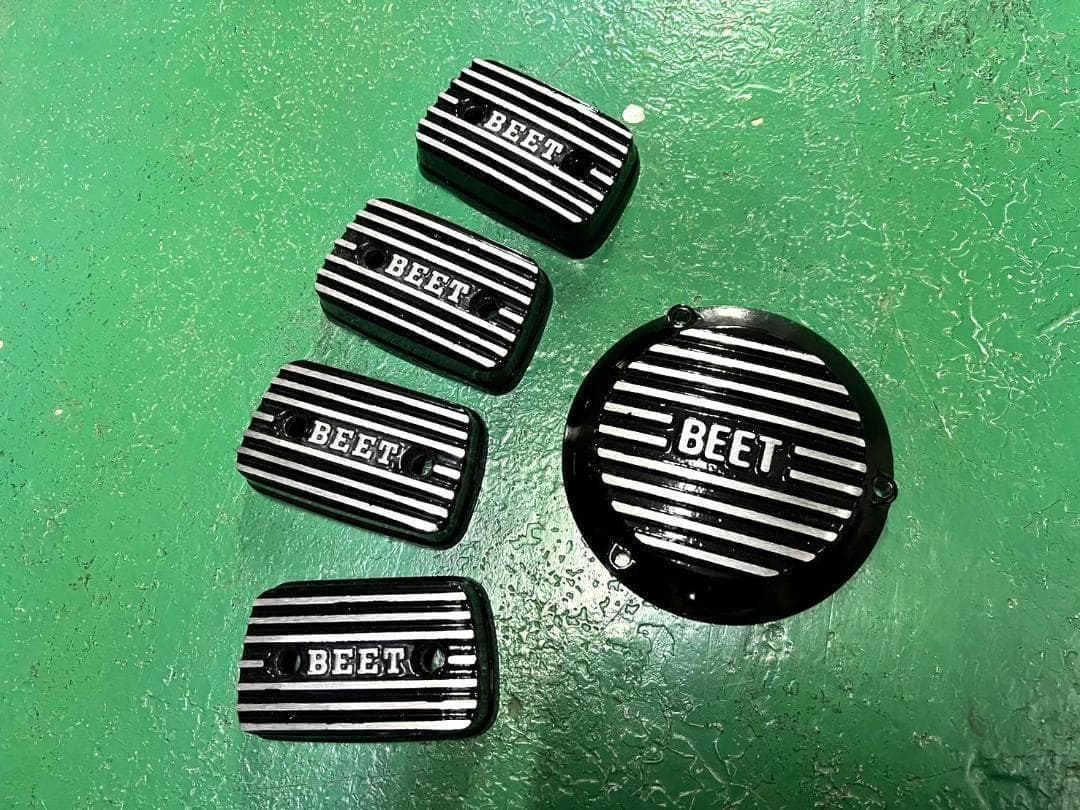 ☆彡中古　美品　ザリ　カム　ポイント　カバーセット　削り黒　ロゴ有②