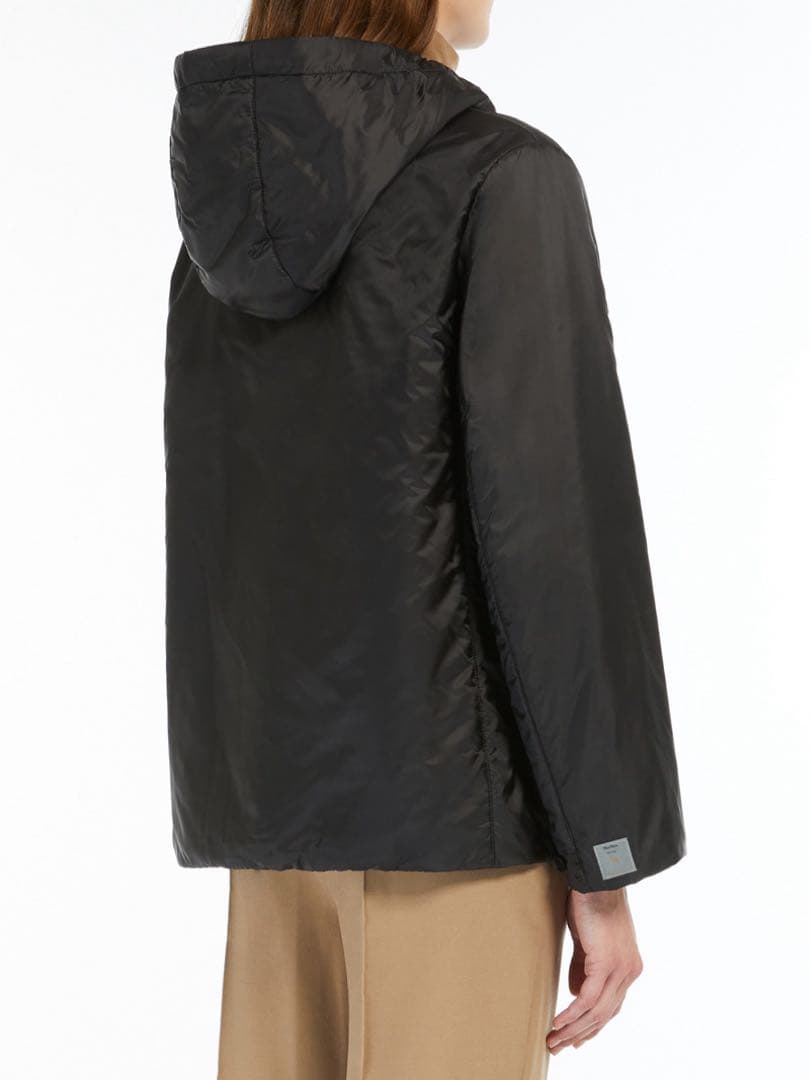 マックスマーラ The Cube フード付きショート丈ブルゾン ブラック