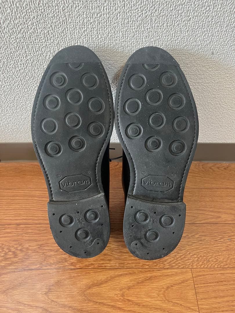 バーウィック　シボ革　ユーチップ　7/ ブラック