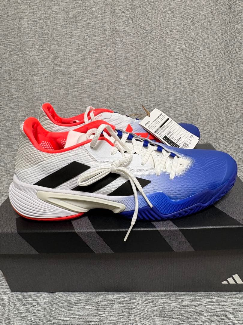 27.5 ☆新品タグ付☆ アディダス バリケード テニスシューズ　オールコート