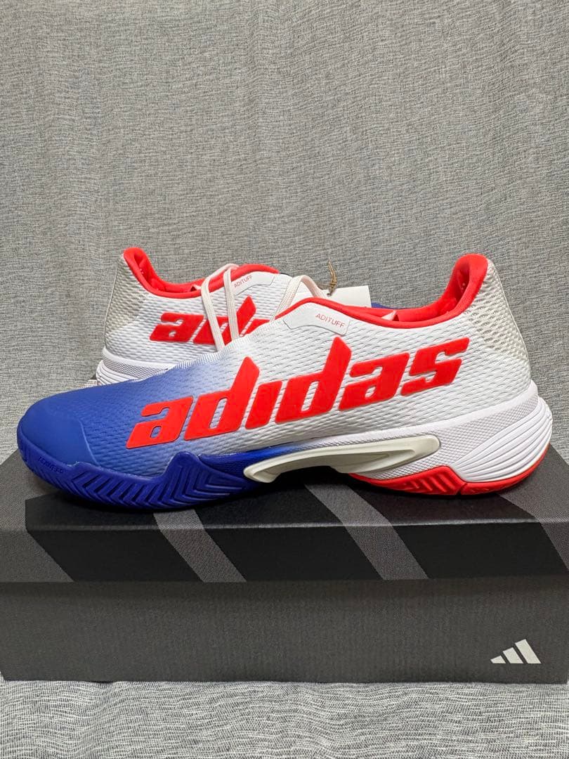 27.5 ☆新品タグ付☆ アディダス バリケード テニスシューズ　オールコート