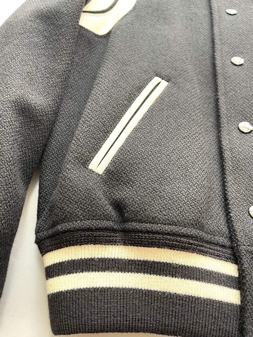 サンローラン　テディジャケット　レディース　40 ブラック