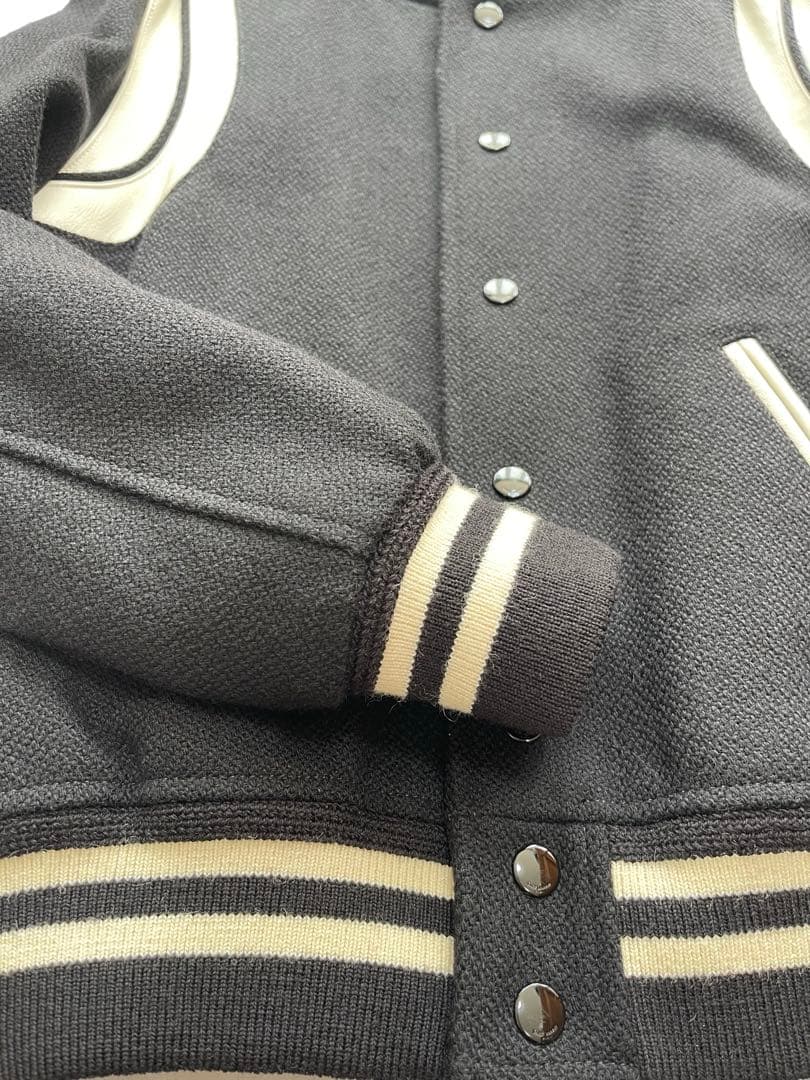 サンローラン　テディジャケット　レディース　40 ブラック