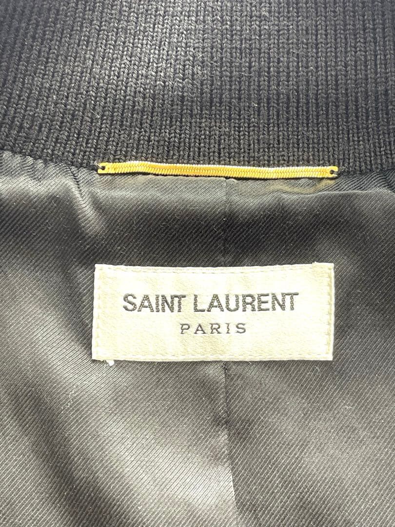 サンローラン　テディジャケット　レディース　40 ブラック