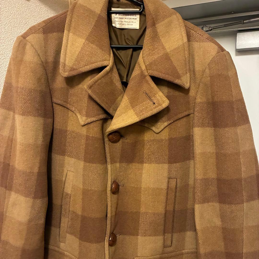 【70s〜80s？】PENDLETON チェックウールコート