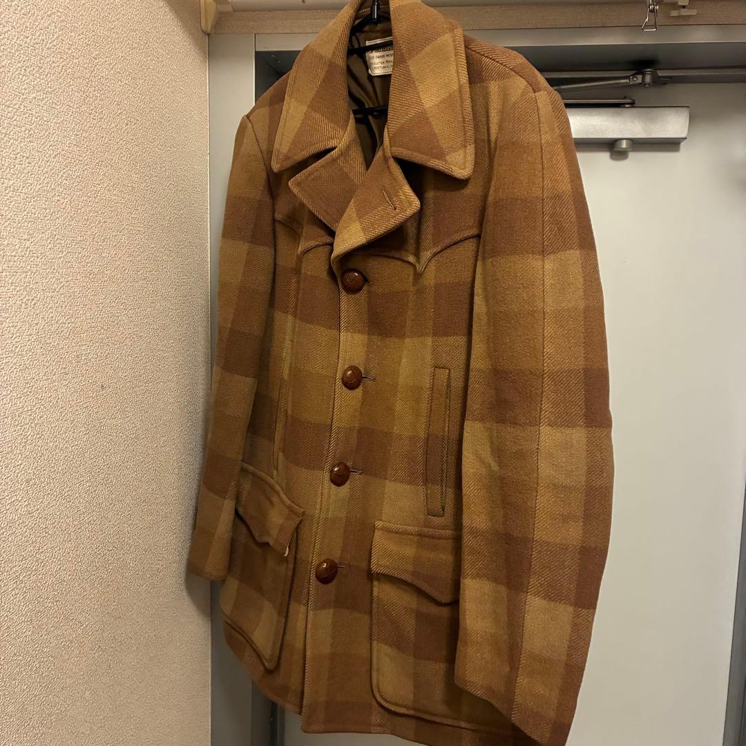【70s〜80s？】PENDLETON チェックウールコート