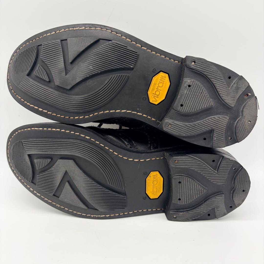 Tricker’s トリッカーズ バートン UK7 ブラック 外羽根 革靴