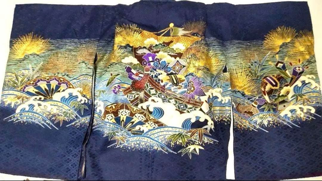 5歳男の子　羽織着物袴セット