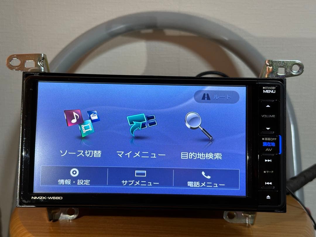 ダイハツ純正 ナビ NMZK-W68D 2017年地図 フル配線付 動作確認済