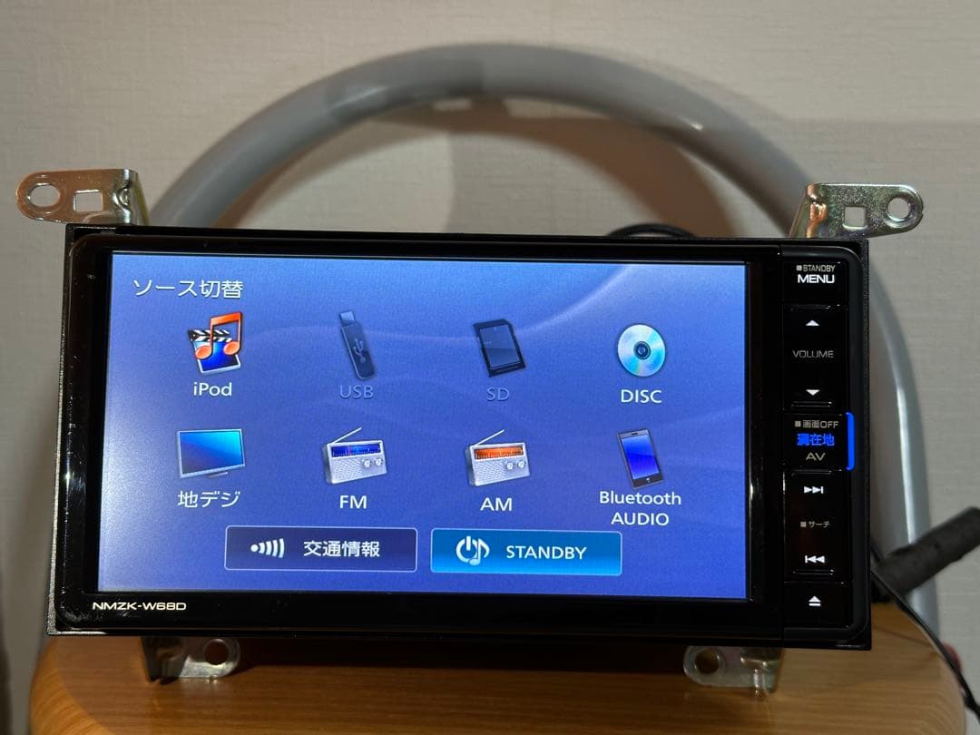ダイハツ純正 ナビ NMZK-W68D 2017年地図 フル配線付 動作確認済