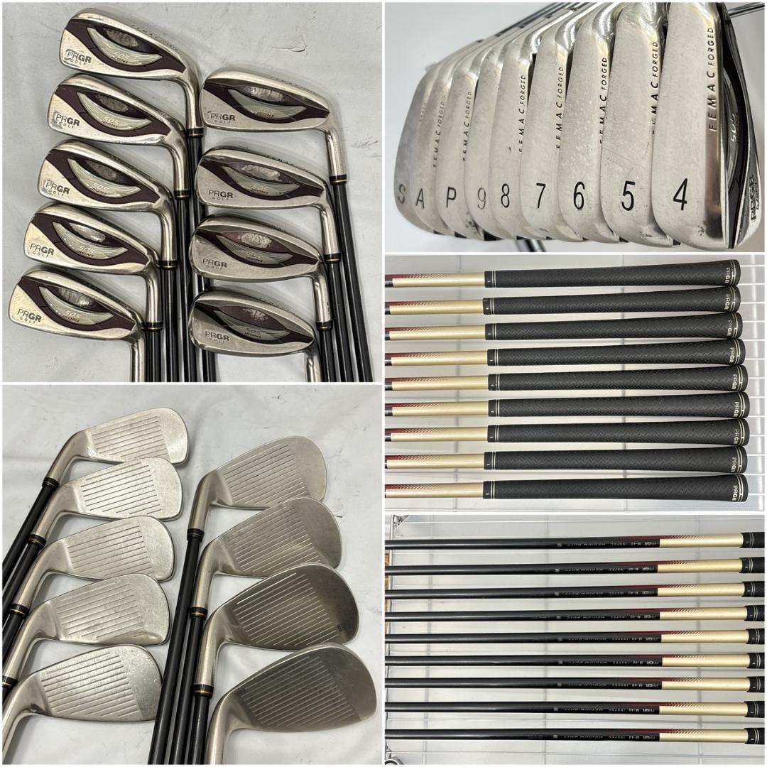 メンズ右利き初心者用　プロギア　PRGR　ゴルフクラブセット　W-2562