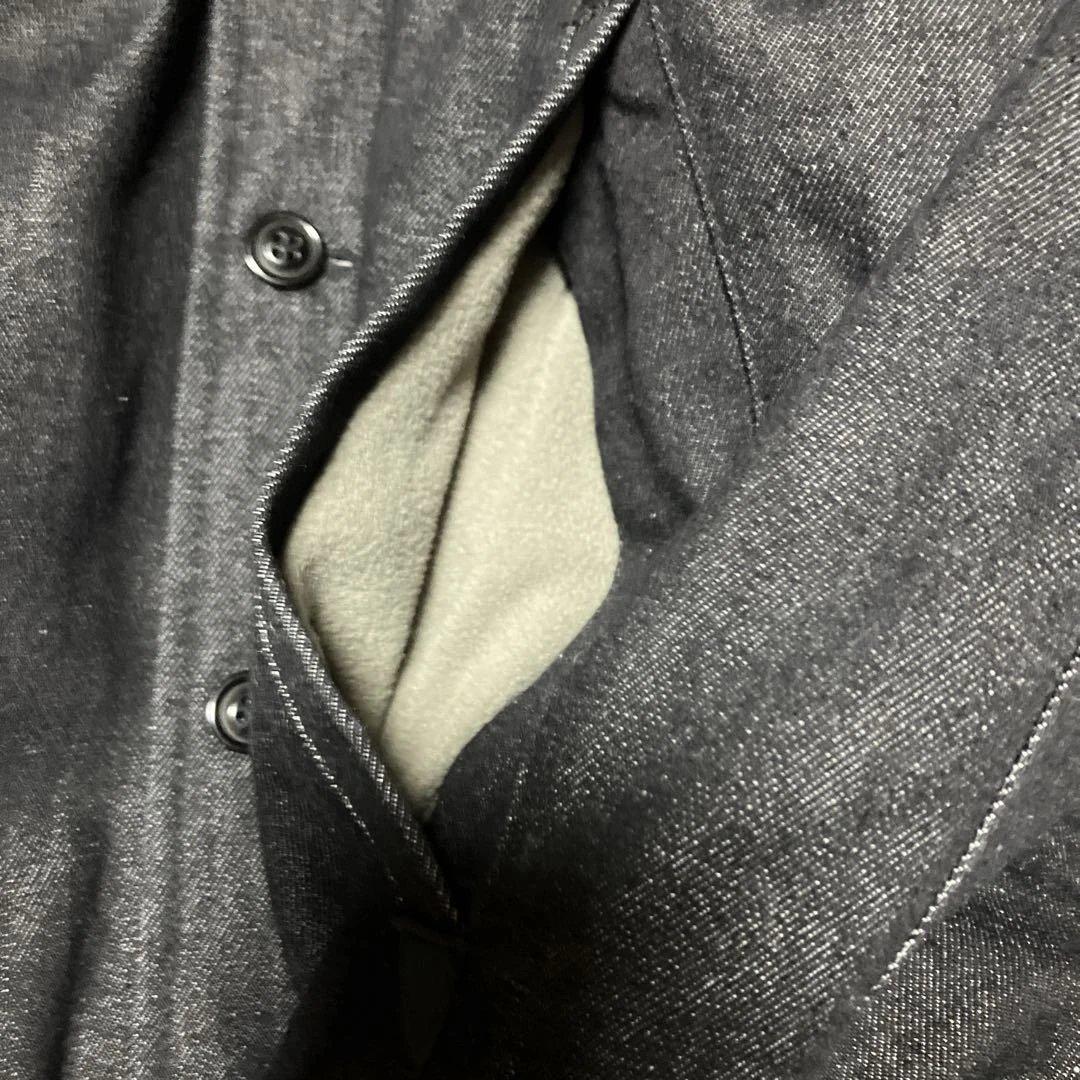 HOUSTON N-1 デニム　ダウン　デッキジャケット　黒　サイズ　XL