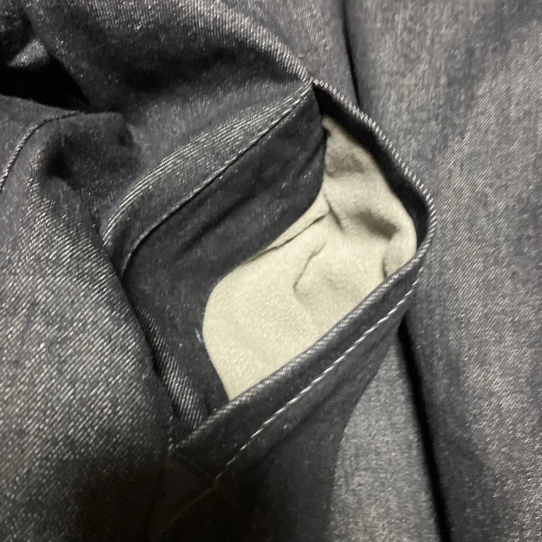 HOUSTON N-1 デニム　ダウン　デッキジャケット　黒　サイズ　XL