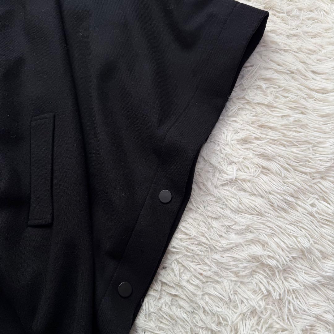 希少美品　ZARA マンテコ　ケープコート　ポンチョ　オーバーサイズ　ブラック