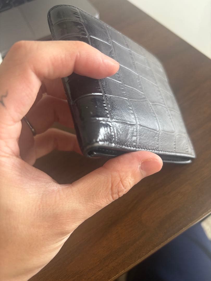 【Maison Margiela】クロコダイル ウォレット ２つ折り