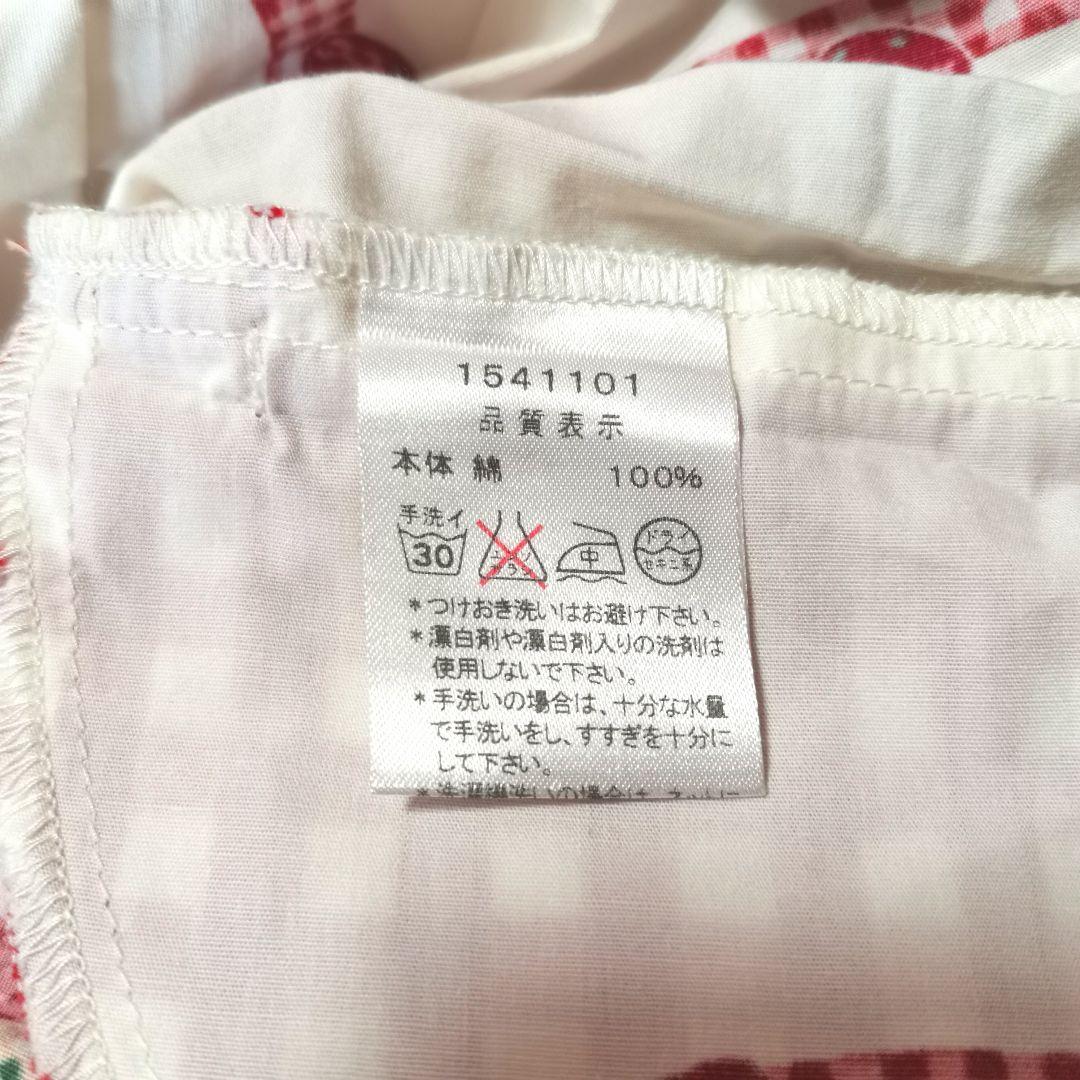 101【110センチ】シャーリーテンプル　いちごバスケット　ワンピース