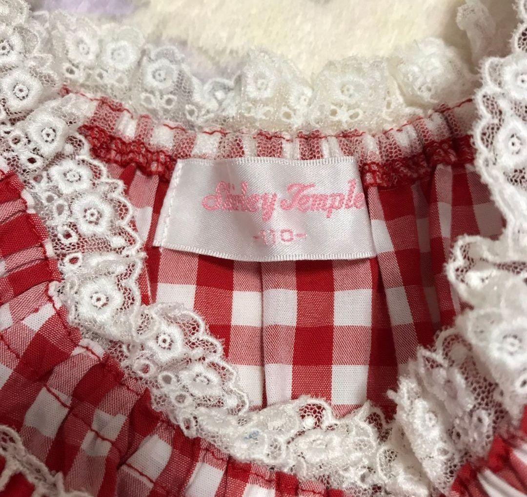 101【110センチ】シャーリーテンプル　いちごバスケット　ワンピース