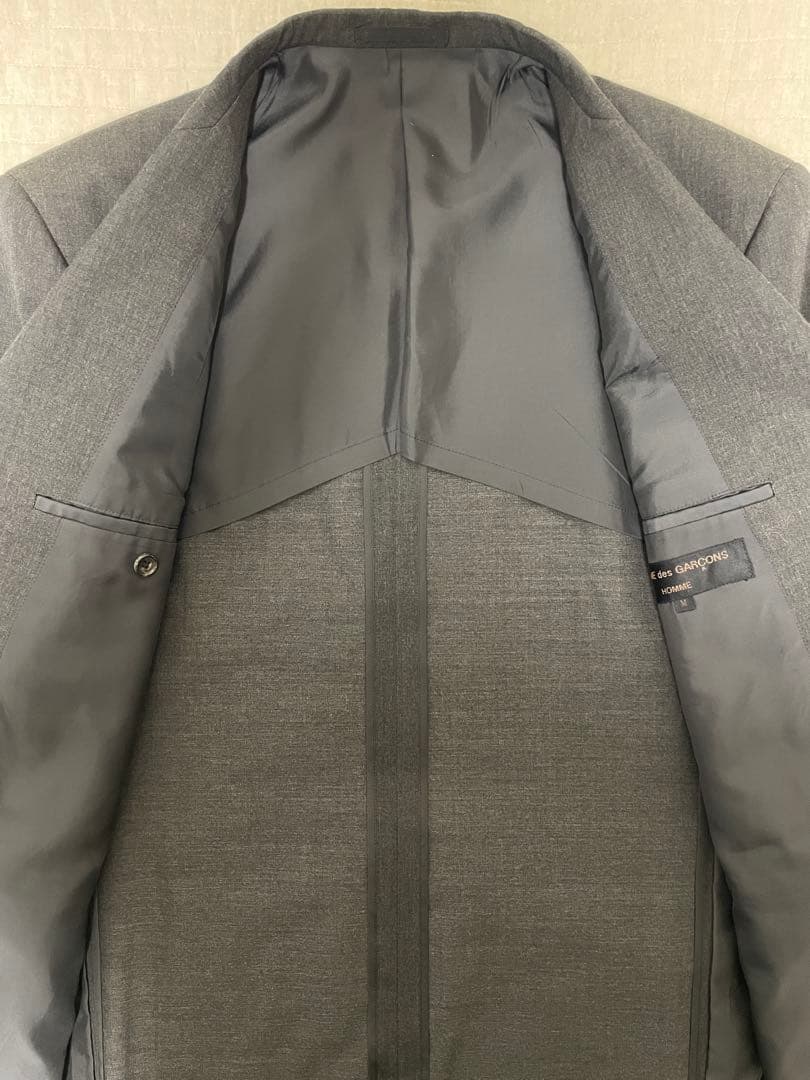 AD1997 コムデギャルソン 田中オム ウール セットアップ スーツ グレー