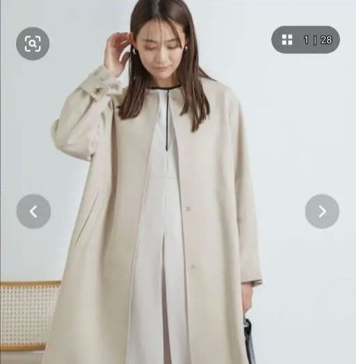 NANO universe ノーカラーコート Sサイズ