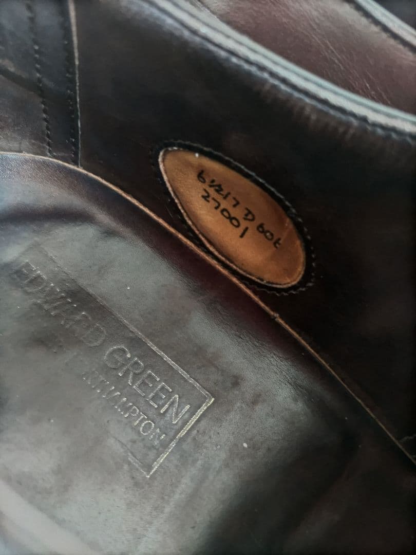 エドワードグリーン　ドーバー　純正箱付　6.5D 25センチ 6 1/2