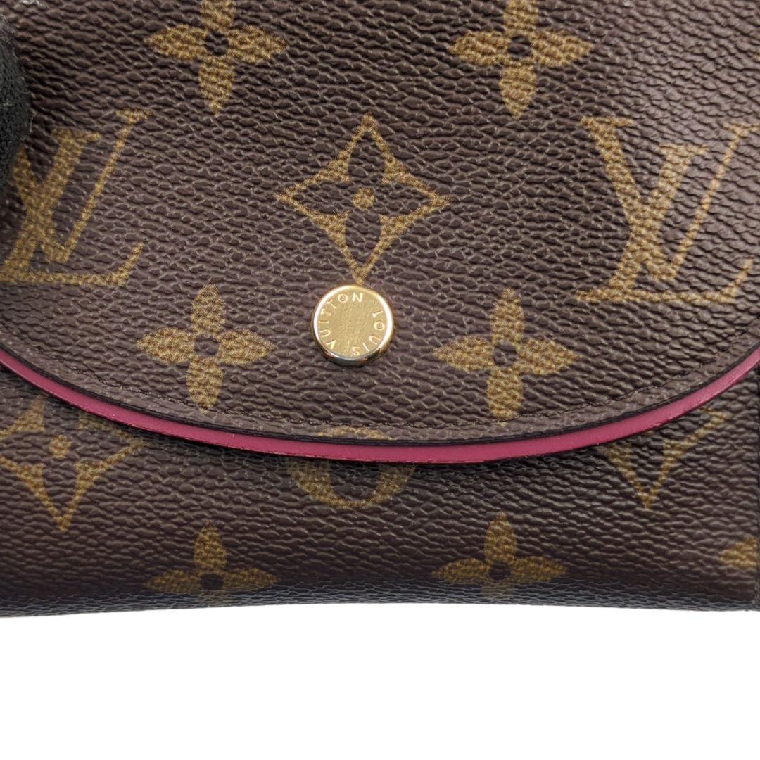 ルイヴィトン モノグラム ポルトフォイユ アリアンヌ フューシャ　折り財布
