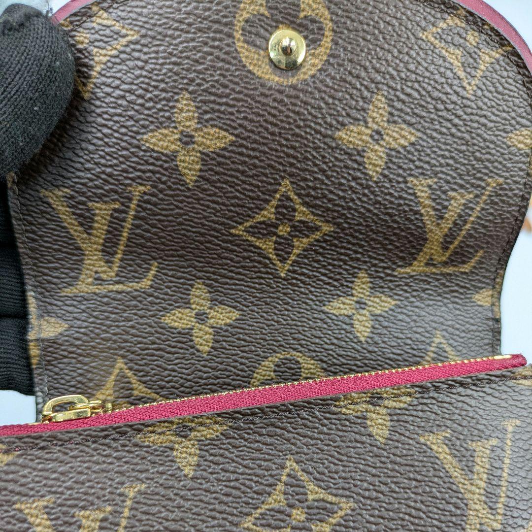 ルイヴィトン モノグラム ポルトフォイユ アリアンヌ フューシャ　折り財布