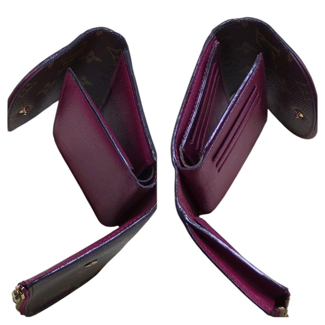 ルイヴィトン モノグラム ポルトフォイユ アリアンヌ フューシャ　折り財布