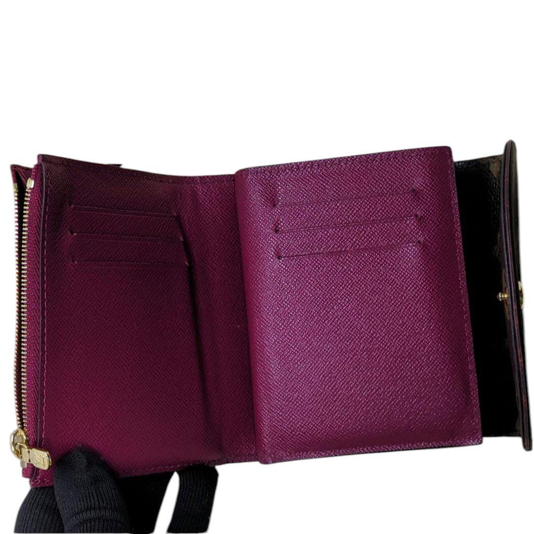 ルイヴィトン モノグラム ポルトフォイユ アリアンヌ フューシャ　折り財布